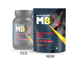 MuscleBlaze Super Gainer XXL Weight Gainers/Mass Gainers  (1 kg, Chocolate)